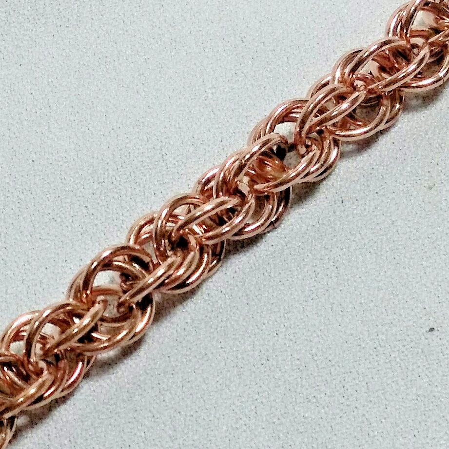 Jens Pind Chain Maille bracelet made in Solid Copper - 10546 - Champion ...