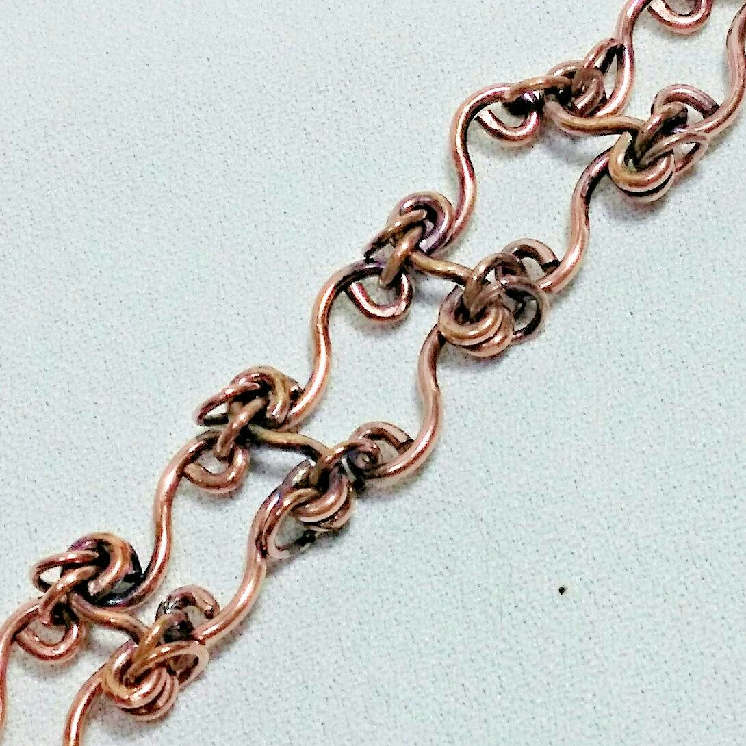Wire Formed Handmade Solid Copper Bracelet – 10640 - Champion Creations