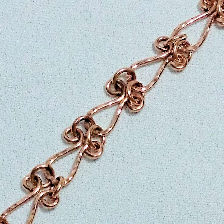 Handmade, Wire Formed, Hammered Solid Copper Horseshoe Bracelet – 11707 ...