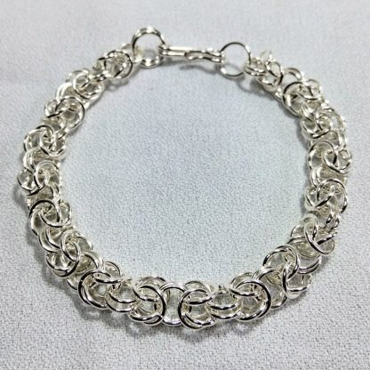 Sterling Silver Byzantine Style Chain Maille Bracelet – 11998 ...